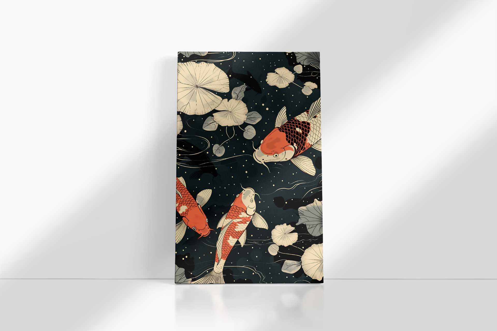 Koi Fish Serenity Illustration